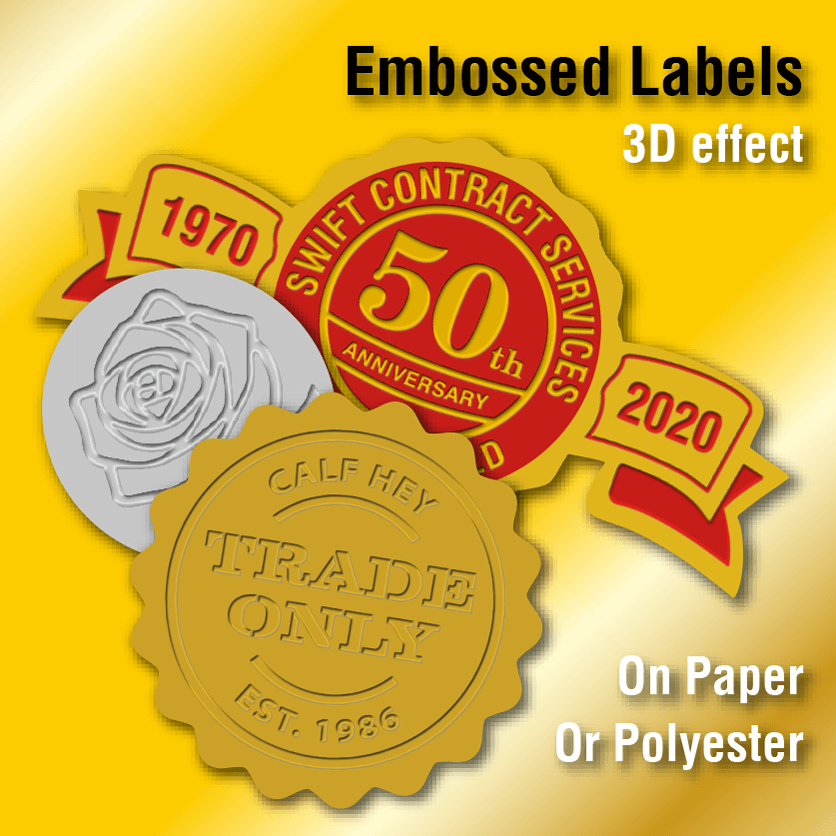 Embossed Labels 0